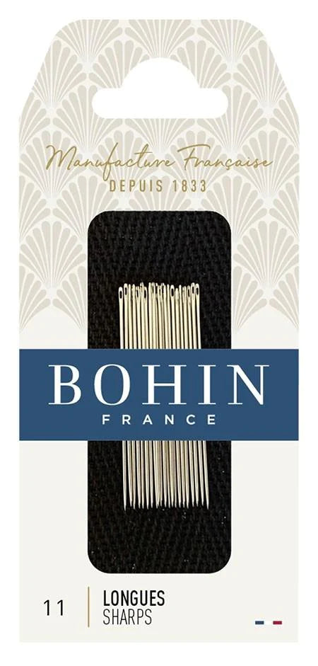 Bohin Long Sharp Needles 11/0 - 20pc.